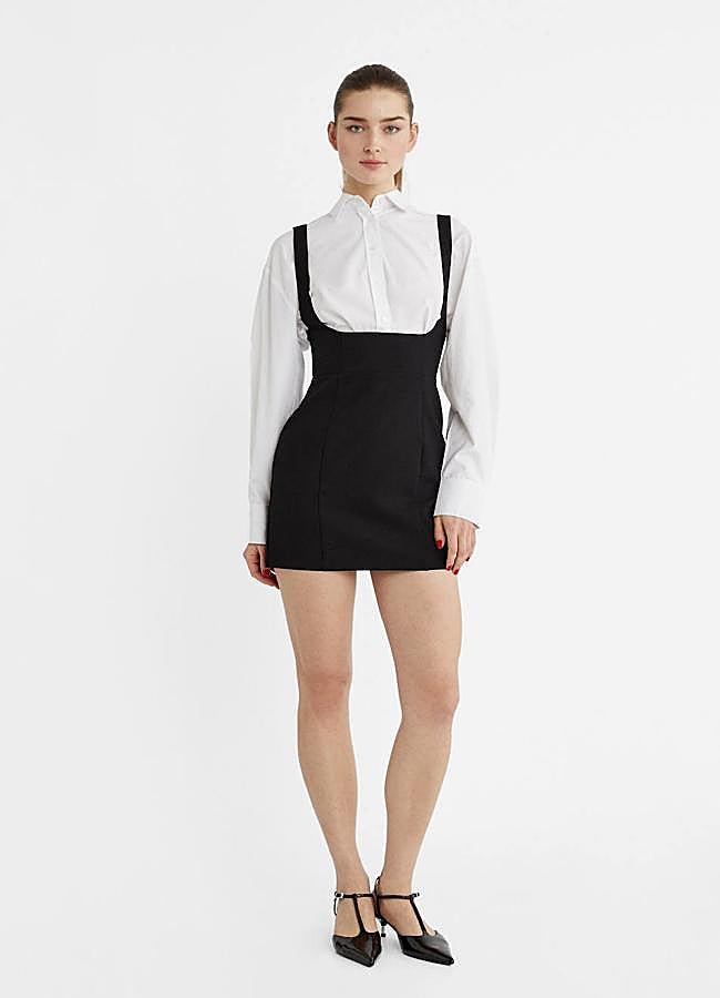 Imagen - Vestido negro corto tipo pichi