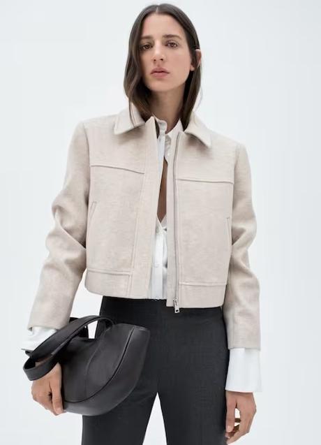 Imagen - Chaqueta beige de Mango (39,99 euros)