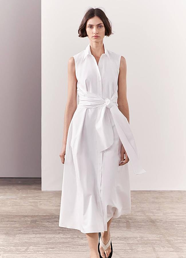 Imagen - Vestido blanco camisero