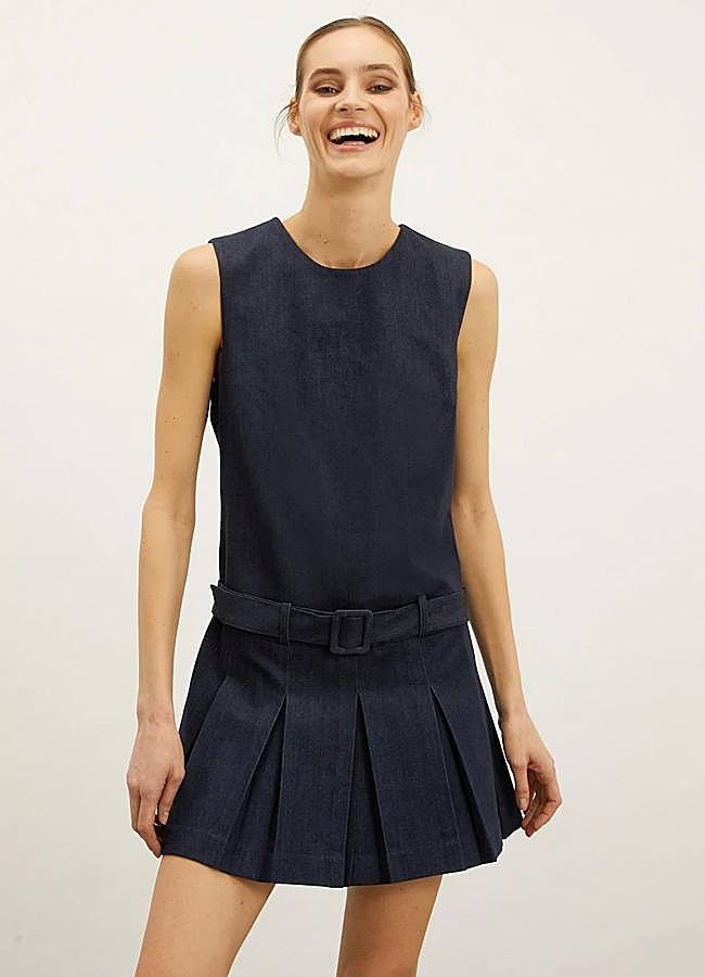 Imagen - Vestido de tablas vaquero