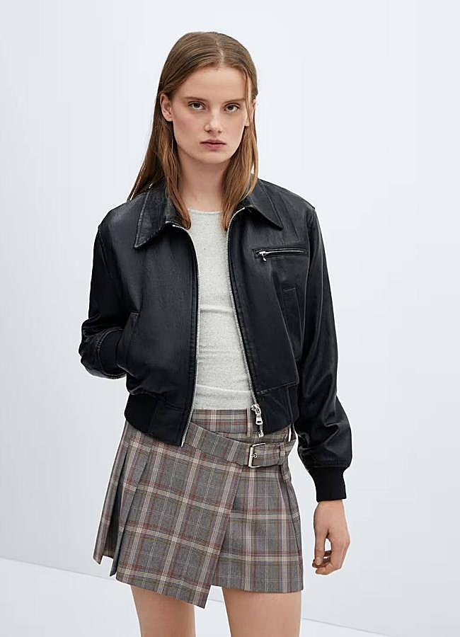 Imagen - Falda de cuadros con diseño asimétrico