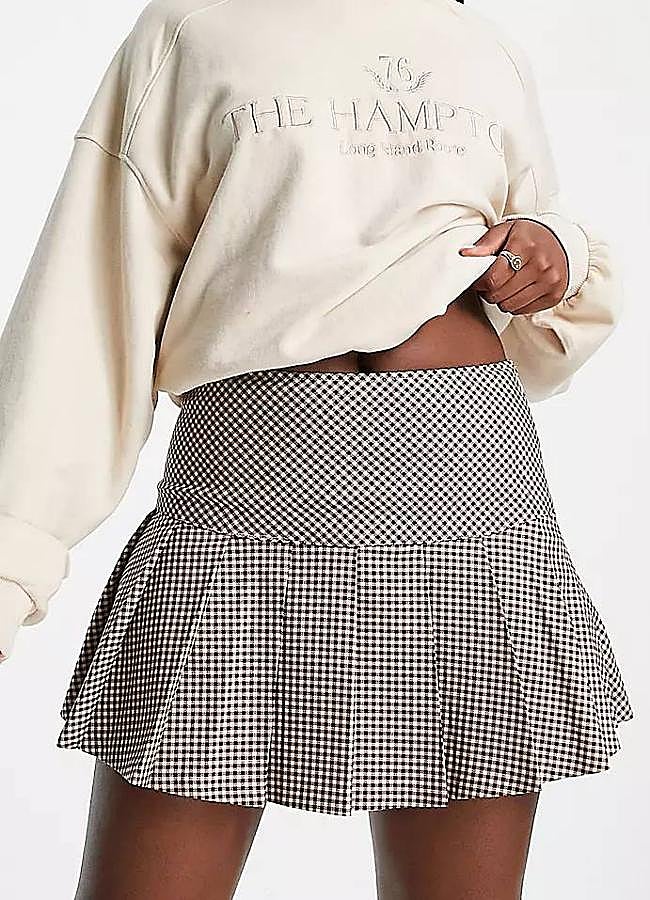 Imagen - Falda de cuadros en evasé