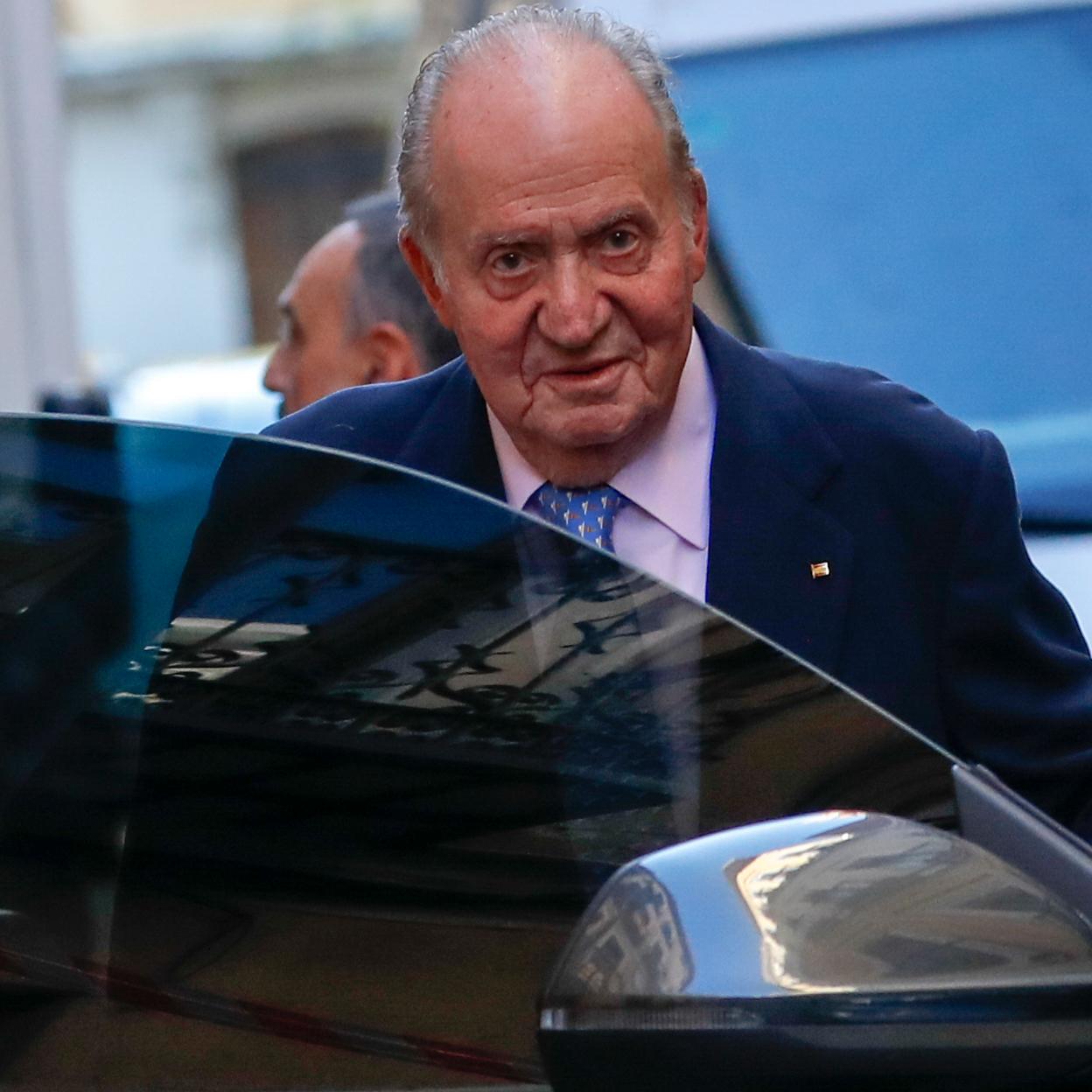 El rey Juan Carlos ha vuelto a Vitoria para un chequeo médico. 