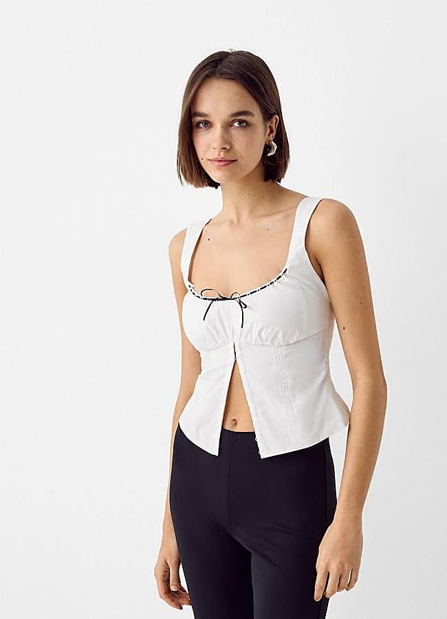 Imagen - Top con lazo a contraste