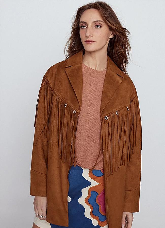 Imagen - Chaqueta de ante con flecos de Slow Love. 