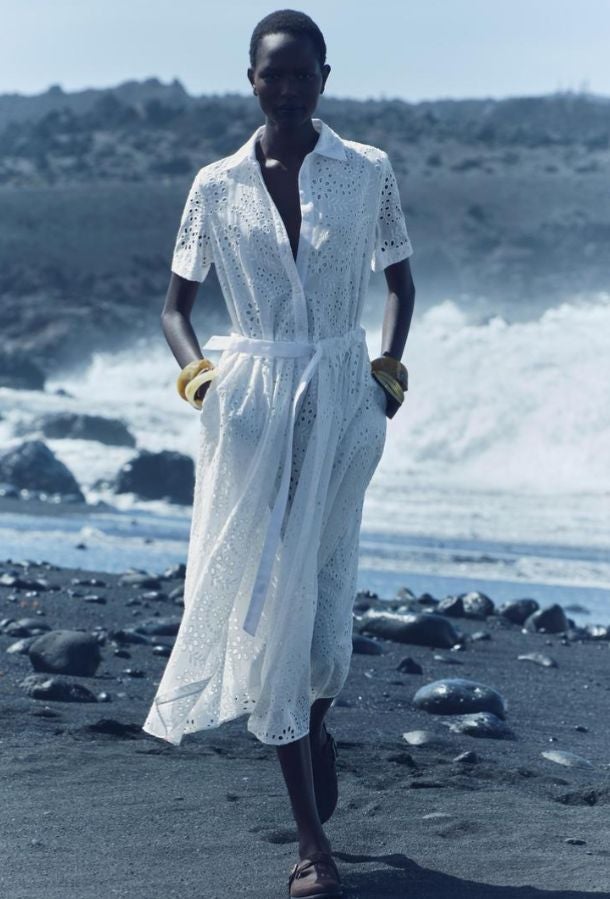 Imagen - Vestido de encaje blanco de Zara/ZARA