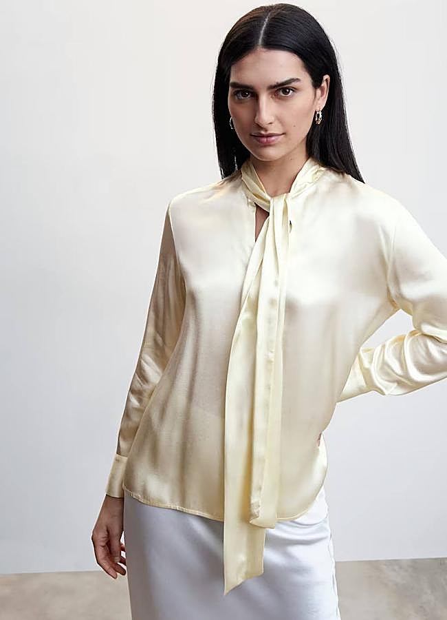 Imagen - Camisaa con lazada al cuello