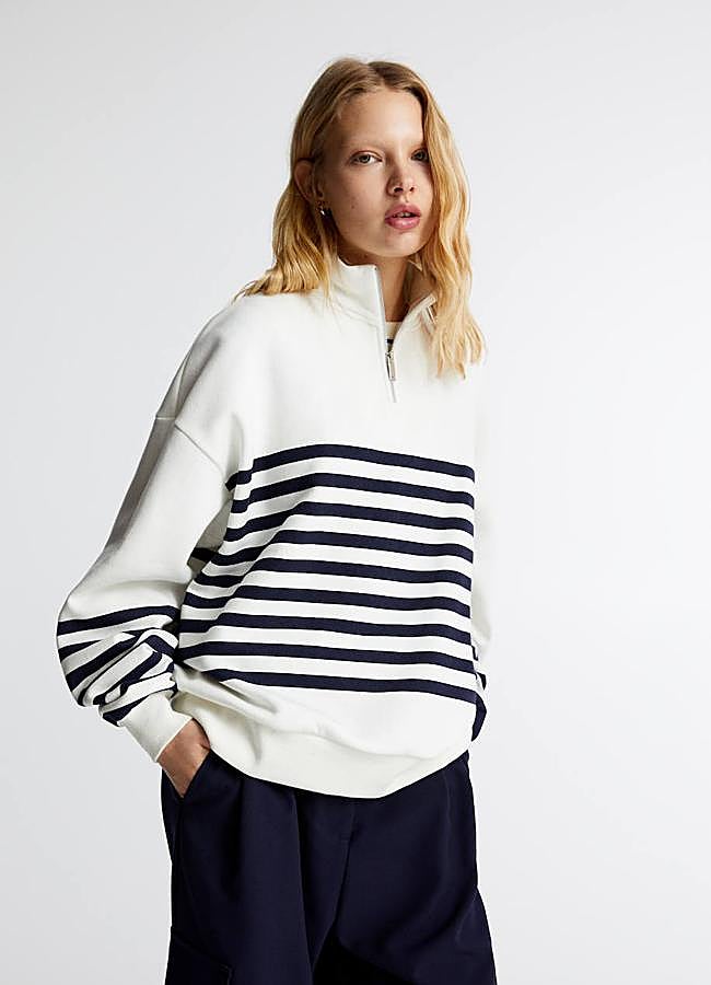 Imagen - Sudadera vintage de rayas