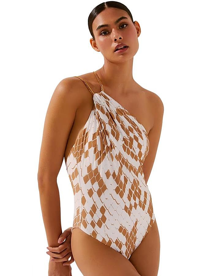 Imagen - Bañador con detalle de cadenas de Agua de Coco.