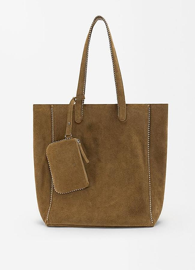 Imagen - Bolso shopper de piel con tachuelas de Parfois.