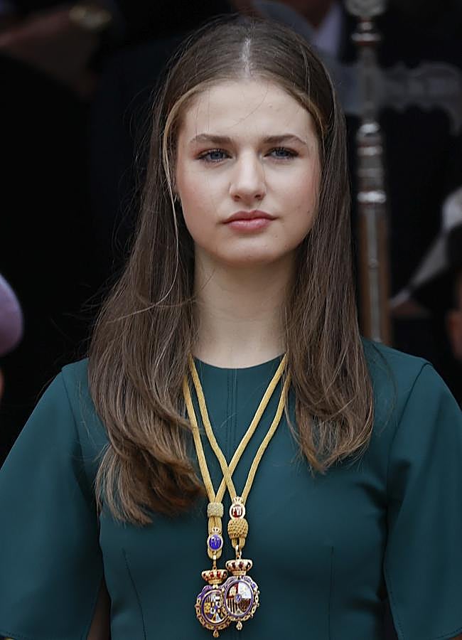 Imagen - La princesa Leonor en la apertura del Congreso. GTRES