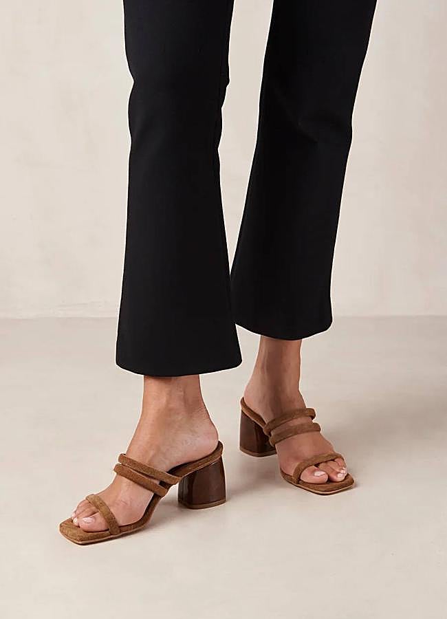 Imagen - Sandalias de tacón en piel de serraje