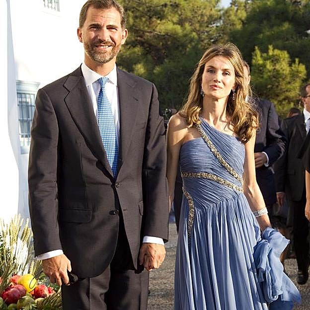 Felipe y Letizia, en la boda de Nicholas de Grecia y Tatiana Blatnik.