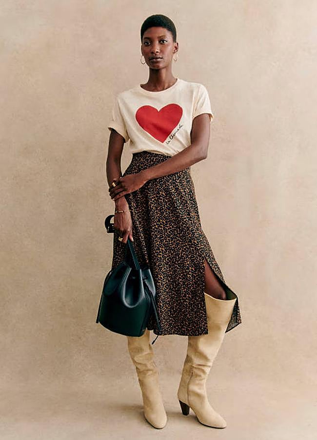 Imagen - Falda de leopardo con cintura elástica