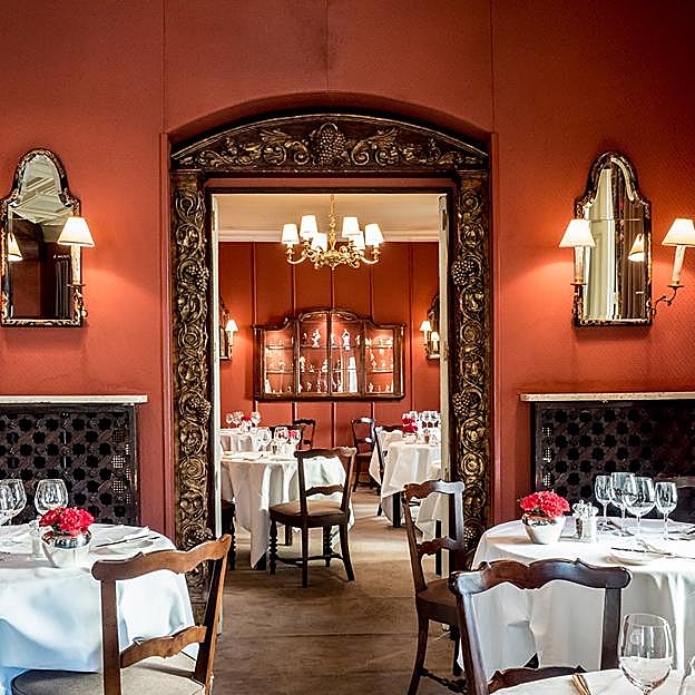 El interior del restaurante Horcher.