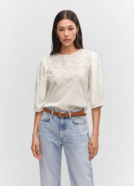 Imagen - Blusa blanca de Mango (35,99 euros)