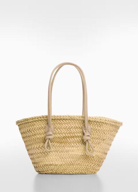 Imagen - Bolso de rafia de Mango (59,99 euros)