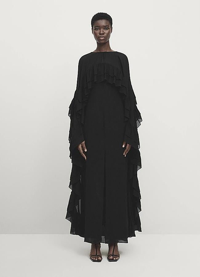 Imagen - Vestido capa negro, 169 euros.
