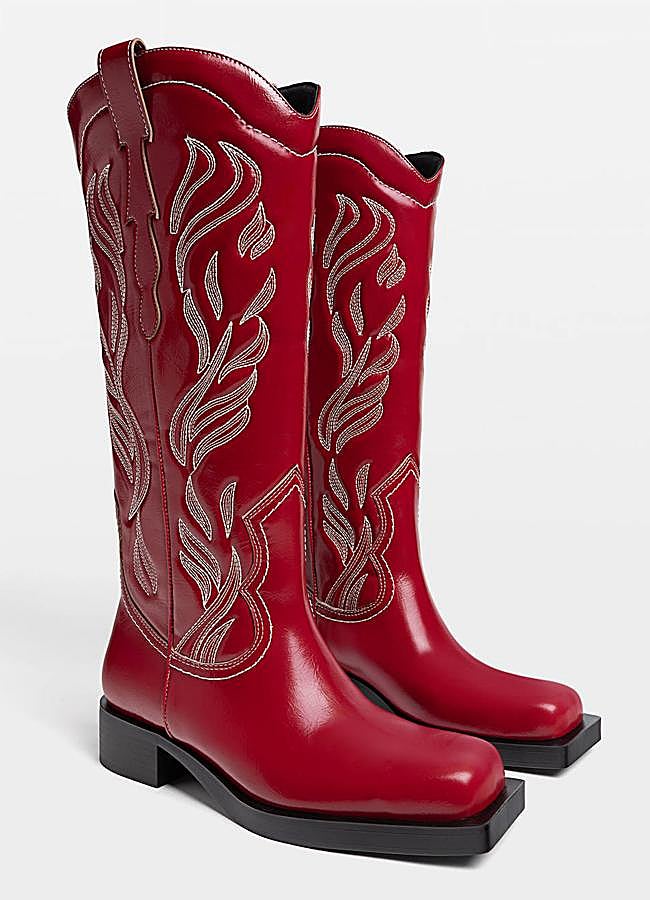 Imagen - Botas cowboy en color rojo