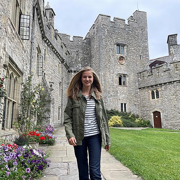 La princesa Leonor, durante sus estudios en UWC Atlantic. 