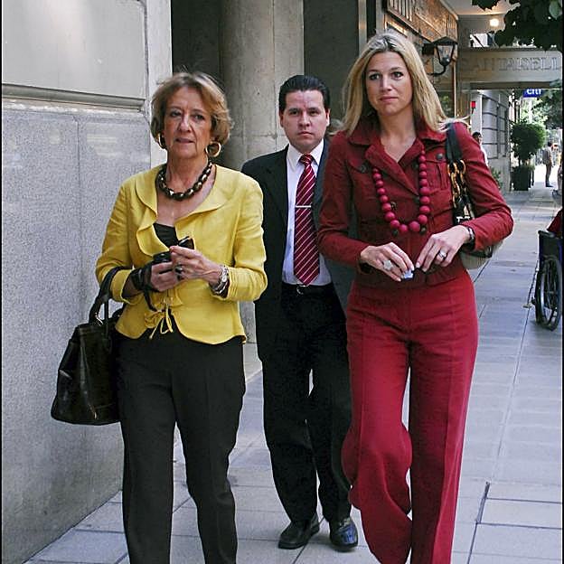 María del Carmen Cerruti y Máxima de Holanda en una imagen de archivo. 