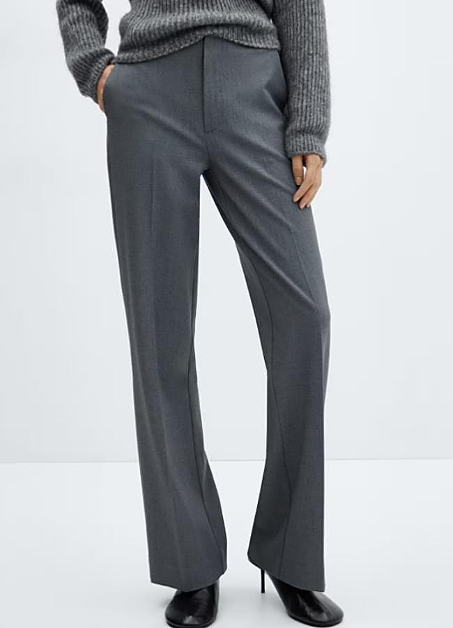 Imagen - Pantalon recto gris de Mango/MANGO