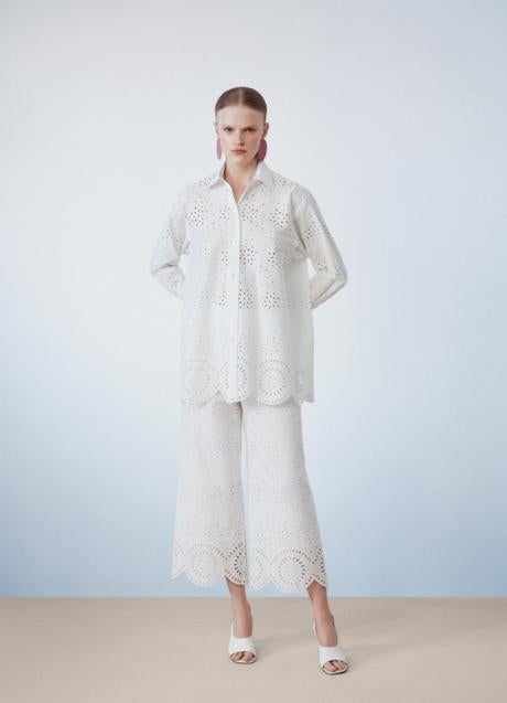 Imagen - Pantalón blanco calado de Sfera (35,95 euros)