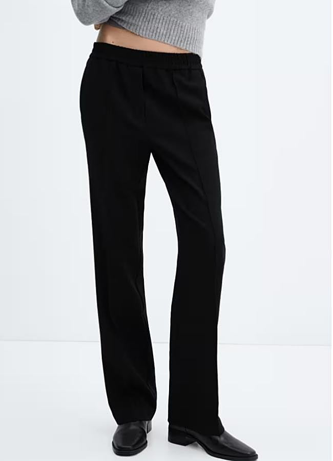 Imagen - Pantalon recto negro de Mango/MANGO