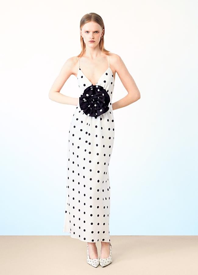 Imagen - Vestido de Sfera de lunares con detalle de flro XL/SFERA