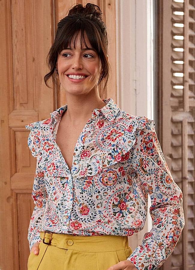 Imagen - Camisa de colores con detalles de volantes