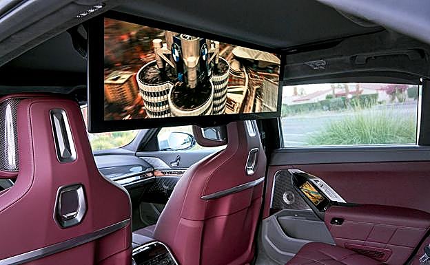 La pantalla gigante del nuevo BMW i7