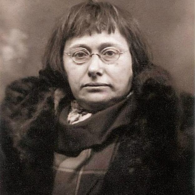 La pintora María Blanchard.