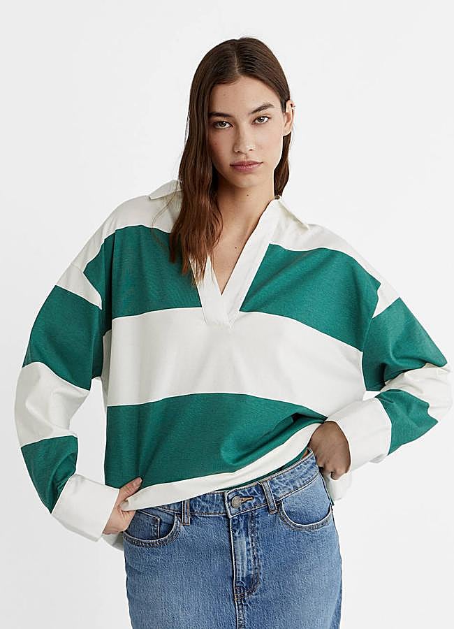 Imagen - Polo con estampado de rayas