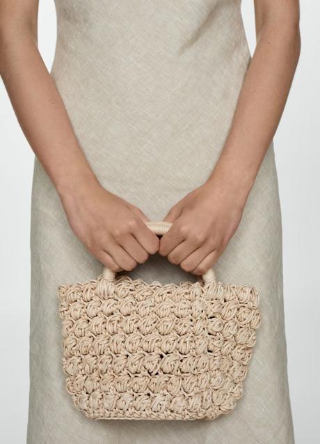 Imagen - Bolso de rafia de Mango (49,99 euros)