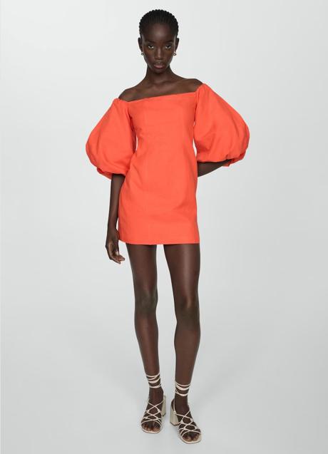 Imagen - Vestido naranja de Mango (49,99 euros)