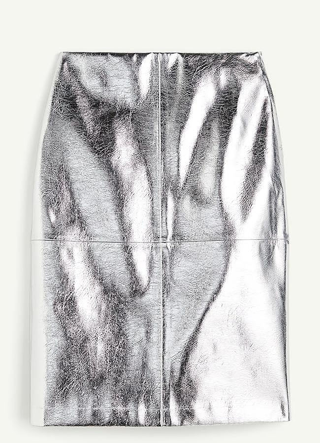 Imagen - Falda plateada, 19,99 euros.