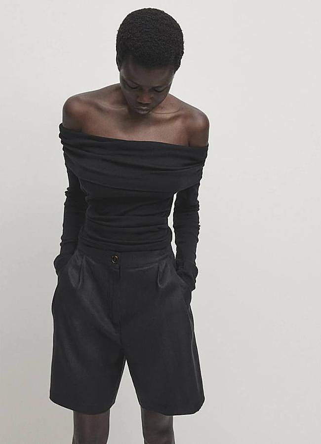 Imagen - Bermudas de vestir negras