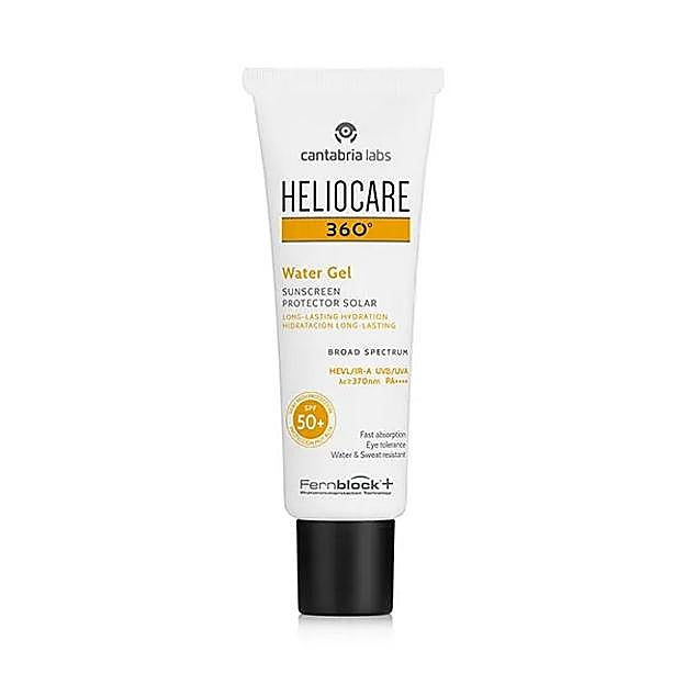 Heliocare 360º Gel Fotoprotector Water SPF50+.