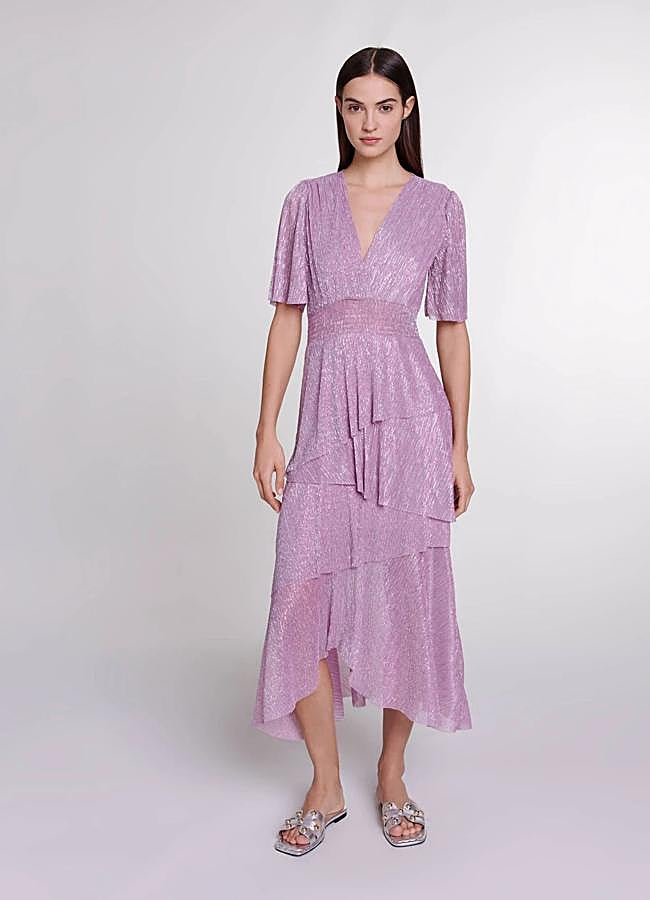 Imagen - Vestido midi con volantes de Maje (375 euros).