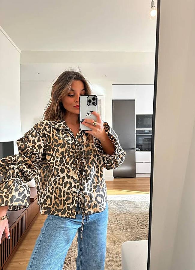 Imagen - Blusa con estampado de leopardo