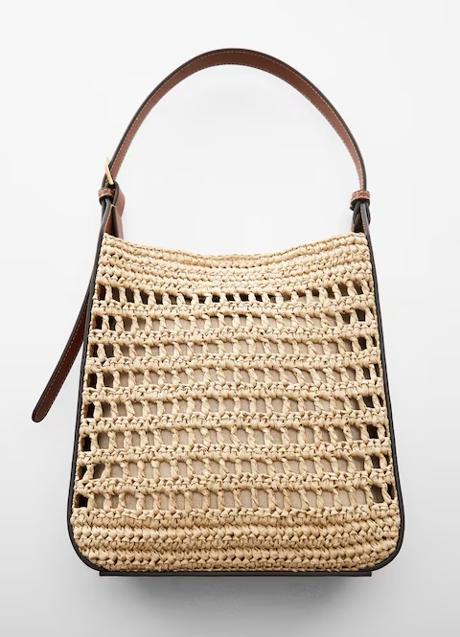 Imagen - Bolso de rafia de Mango (35,99 euros)