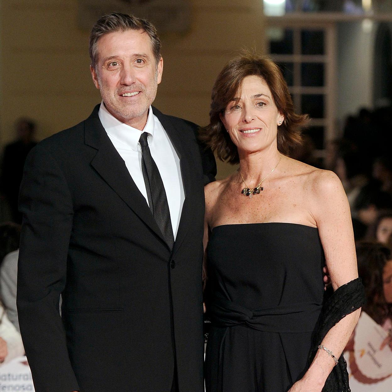 Emilio Aragón y su mujer, Aruca, en un evento. 