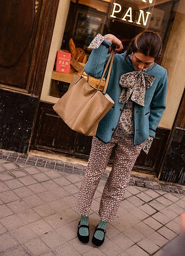 Imagen - Look con estampado floral y chaqueta/@ritavon