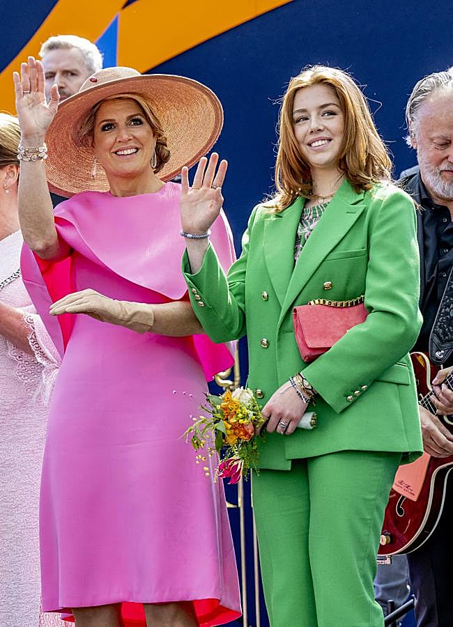 Imagen - Máxima de holanda junto a su hija en el Día del Rey de 2022/GTRES