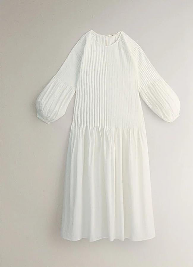 Imagen - Vestido blanco textura de Zara Home (49,99 euros).