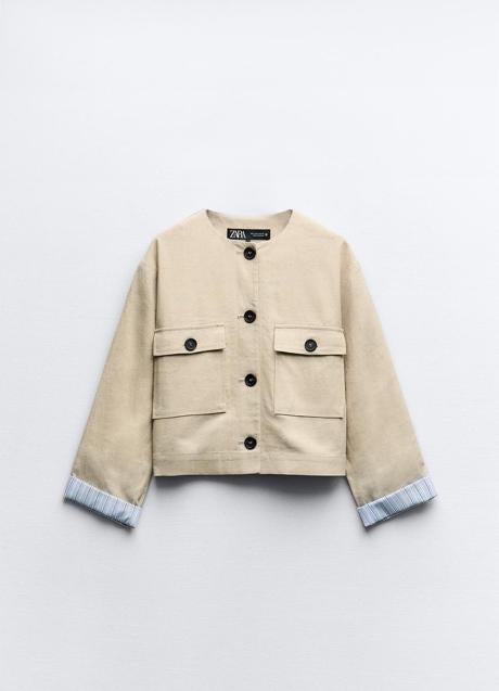 Imagen - Chaqueta de lino de Zara (29,99 euros)