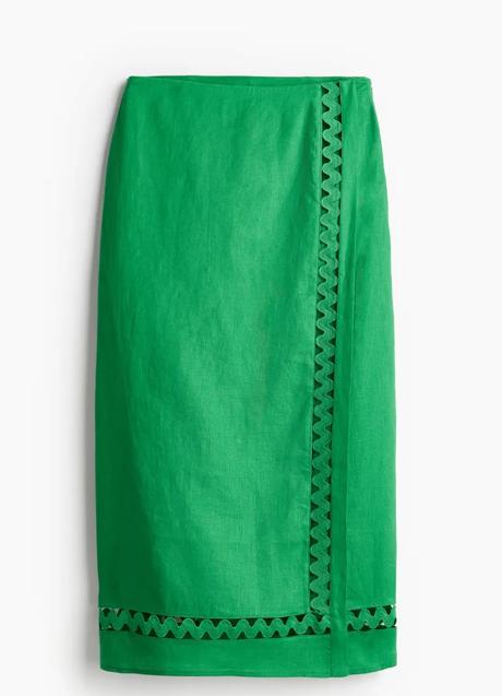 Imagen - Falda verde de H&M (54,99 euros)