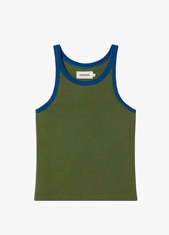 Imagen - Tank top verde de Thinking Mu, 39,90 euros.