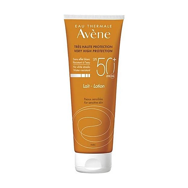 Leche Solar Rostro y Cuerpo SPF50+ de Avène.
