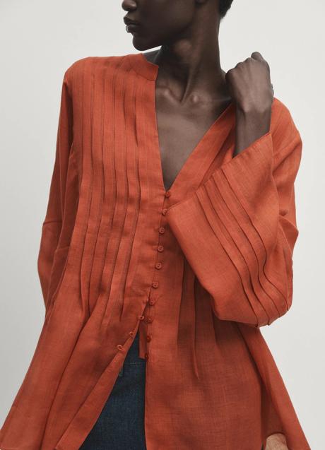 Imagen - Camisa de lino de Massimo Dutti (69,95 euros)